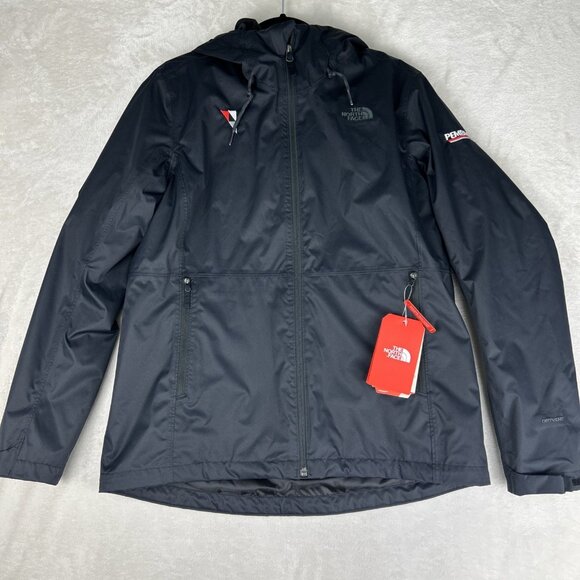 The North Face Women’s Large DRYVENT Hooded Jacket Navy NWT *company Logo* - Picture 1 of 13